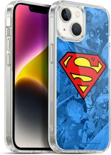 Vista 101 de Head Case Designs Funda de gel con licencia oficial de Superman DC Comics Collage Comicbook Art [protección de grado militar] compatible con Apple