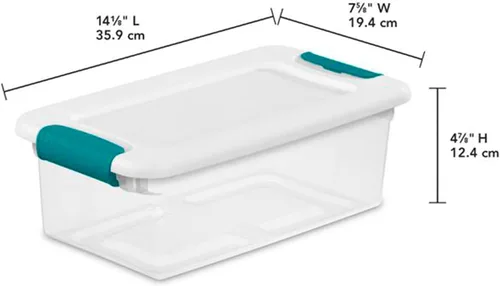 Vista 10 de STERILITE 14928012 - Caja de cierre transparente, 1 unidad