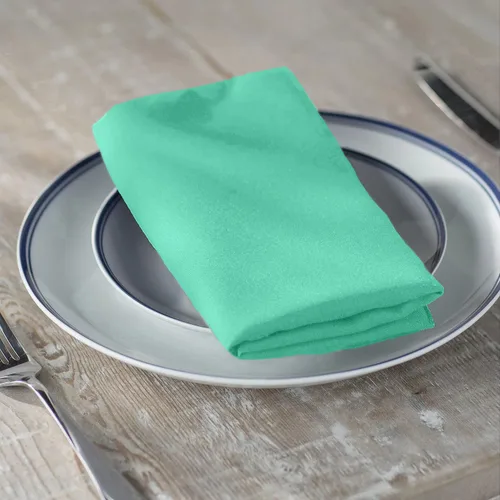 Vista 21 de LA Linen Paquete de 10 servilletas de popelina de poli, servilletas de tela suave, servilletas lavables y reutilizables, servilletas de mesa