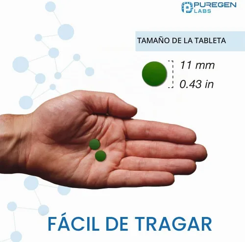 Vista 10 de Puregen Labs Gluconato Ferroso 324 mg [Alta Potencia] Suplemento de Hierro, Suave para el Estómago - 100 Tabletas
