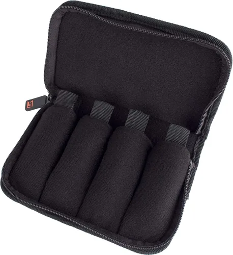Vista 2 de Protec Trompeta/Pequeña Latón Múltiple (4 piezas) Boquilla de Nylon Bolsa con Cierre de Cremallera Modelo A221ZIP