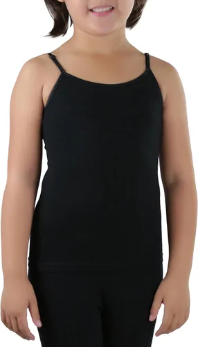 Vista 5 de ToBeInStyle Camisola de mezcla de algodón y elastano con tirantes ajustables para niñas
