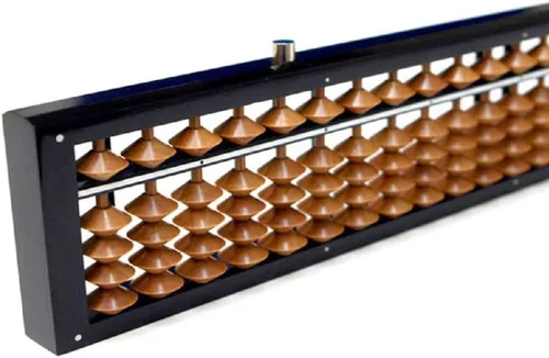 Vista 6 de Tomoe Math Board Abacus, 23 dígitos, bola de abedul ON800 de un solo toque