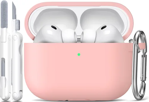 Vista 109 de R-fun for AirPods 2nd/1st Case Silicone Cover, Banana Violet Violeta plátano
