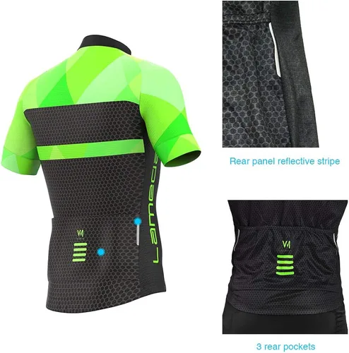 Vista 6 de LAMEDA - Maillot de ciclismo de manga corta para hombre
