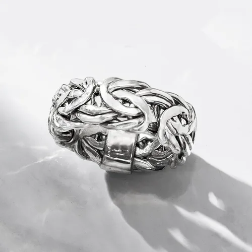 Vista 6 de Ross-Simons Sterling Large Byzantine Ring
