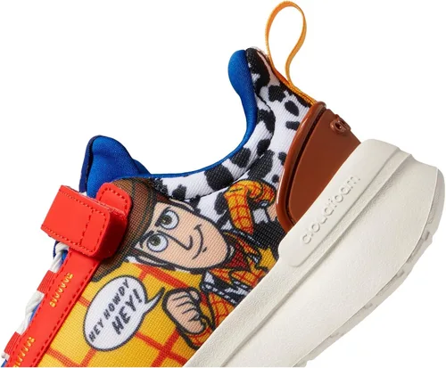Vista 5 de adidas x Disney Racer TR21 Toy Story Woody Shoes para niños Semi Solar GoldOff WhiteRoyal Blue