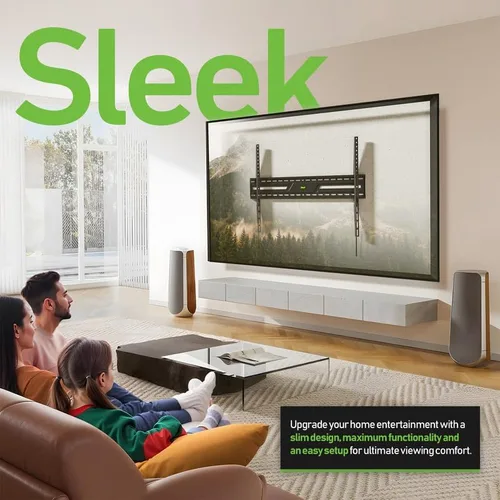 Vista 3 de Soporte de pared ultra delgado para TV LG UA77 Series LED AI 4K UHD Smart webOS (2025) 86UA7700PUA 86 pulgadas - 1.2 pulgadas de perfil bajo, grado