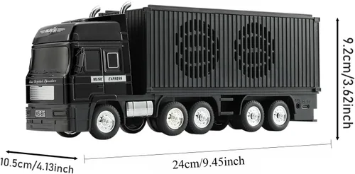 Vista 7 de Altavoz Bluetooth de camión retro alimentado por energía solar, altavoz inalámbrico portátil para automóvil, estéreo HD, emparejamiento TWS, radio