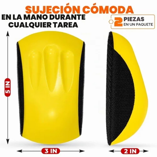 Vista 2 de Bloques de lijado de ratón para madera, bloque de lijadora de ratón, herramientas de carrocería automática, almohadillas de lijado de mano