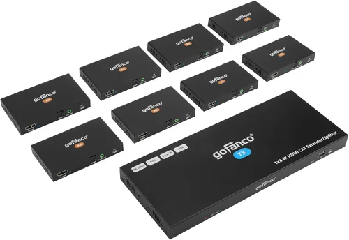 Vista 13 de gofanco Divisor extensor HDMI 4K30Hz 1x2 sobre CAT6/7 (HD14Ext-2P v2.0)