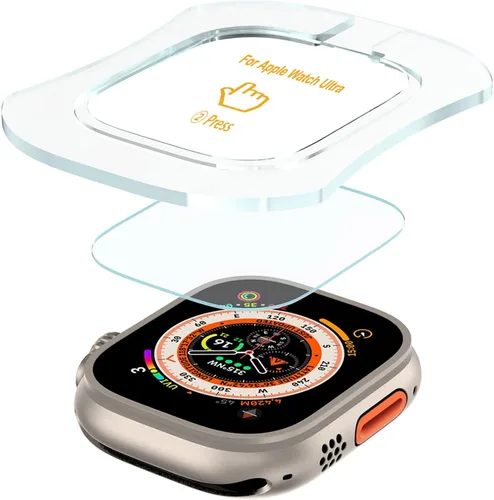 Vista 9 de ZPIAR para Apple Watch SE 3/2 Series 6/5/4 de 40 mm Protector de pantalla de vidrio templado, sin burbujas, fácil instalación, resistente a