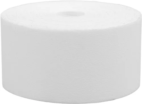 Vista 2 de VGEBY Cinta de raqueta, protector de raqueta de tenis de squash ampliado para equipo deportivo (Blanco) Cinta de tenis