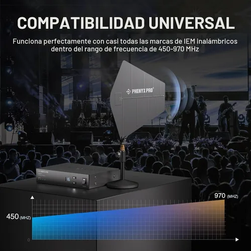 Vista 6 de Phenyx Pro Combinador de antena inalámbrica para sistema de monitor