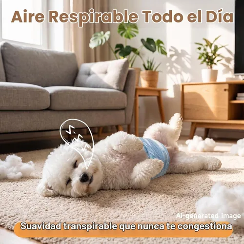 Vista 6 de Dono Pañales ampliados para perros, envolturas desechables para perros