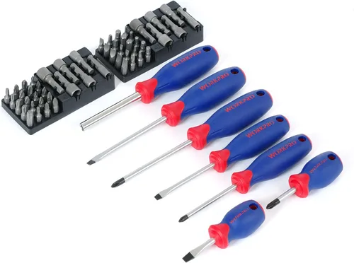 Vista 3 de WORKPRO Kit de herramientas de reparación del hogar de 322 piezas + kit de taladro/destornillador inalámbrico DEWALT 20V Max (DCD771C2)
