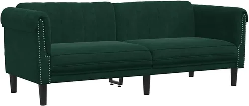 Vista 12 de vidaXL Sofá de 2 plazas, sofá tapizado, sofá biplaza para sala de estar en casa, muebles de sofá, sofá de dos plazas, estilo moderno, terciopelo