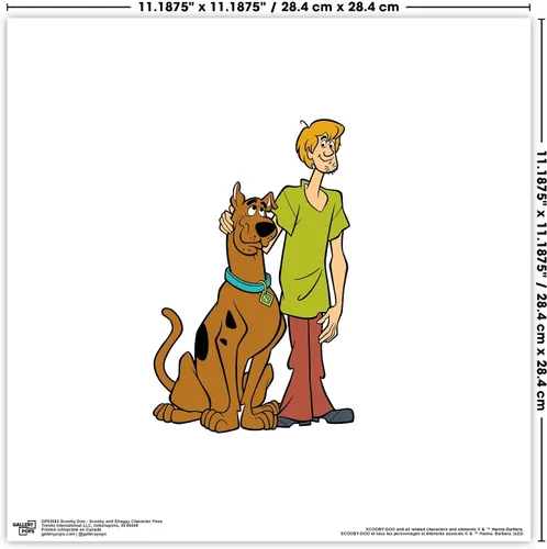 Vista 4 de Trends International Gallery Pops Scooby-Doo - Mystery Crew - Paquete de arte de pared (paquete de 4)