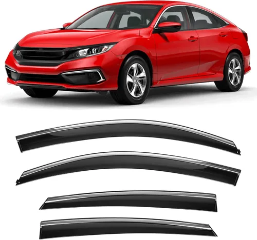 Vista 40 de Deflectores de ventana irrompibles con cinta para Chevrolet Equinox 2025-2026