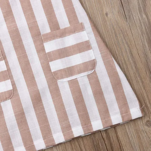 Vista 5 de Mono de verano para niñas pequeñas, sin mangas, de una sola pieza, con tiras, vestido casual