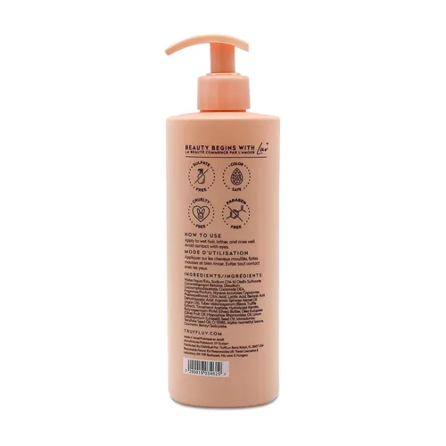 Vista 2 de TruffLuv Champú de argán - Champú rico y nutritivo con extracto de trufa negra, aceite de argán y mezcla de aceites nutritivos, 16.9 oz