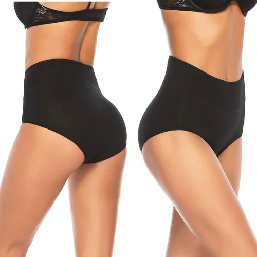 Vista 2 de Annenmy - Ropa interior para mujer, de algodón, suave, de cintura alta, tallas regulares y extragrandes