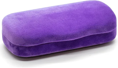 Vista 2 de Estuche rígido para gafas Funda protectora de terciopelo para gafas Estuche para gafas de sol con paño de limpieza