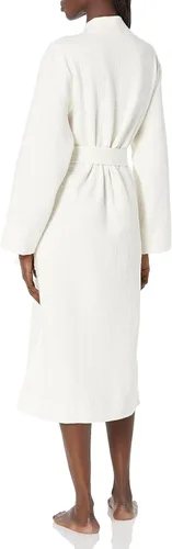 Vista 2 de Natori Bata de jacquard acolchada Infinity para mujer, longitud de 45 pulgadas