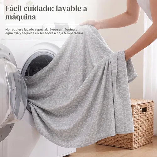 Vista 8 de Comfort Spaces Juego de sábanas 100% algodón transpirable, ligero, suave, con bolsillo elástico de 12 pulgadas que se adapta a colchones de hasta 14