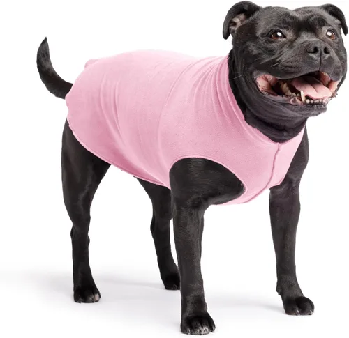 Vista 53 de Abrigo elástico de lana para perro, ropa suave y cálida para perro, suéter elástico para mascotas, lavable en lavadora, ecológico, para todo el año