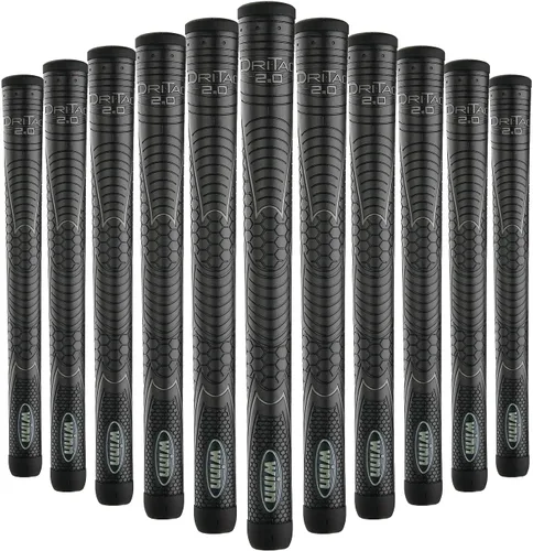 Vista 8 de Winn Golf Grips Dri-Tac 2.0 +1/8" - All Weather Non Slip Soft Cushioned Comfort, Shock Absorption & Durable Dry Polymer – Golf Club Handle