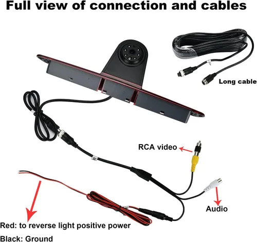 Vista 5 de Compatible Sprinter Luz de Freno Cámara de Respaldo Mercedes Sprinter 2014