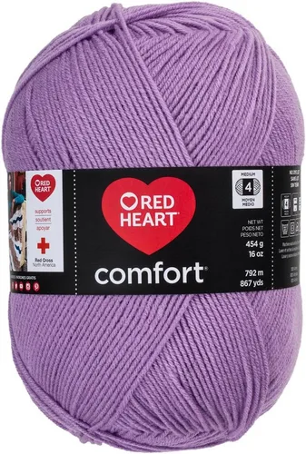 Vista 9 de RED HEART Hilo Comfort Shimmers, ópalo blanco