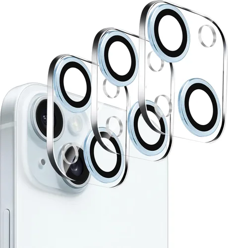 Vista 83 de Dengduoduo Paquete de 3 protectores de lente de cámara de vidrio templado para iPhone 15 de 6.1 pulgadas y para iPhone 15 Plus de 6.7 pulgadas