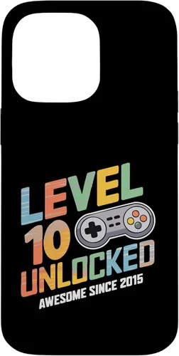 Vista 21 de iPhone 16 10 Unlocked Gamer 10th Birthday 2015 2025 gaming video ten Case