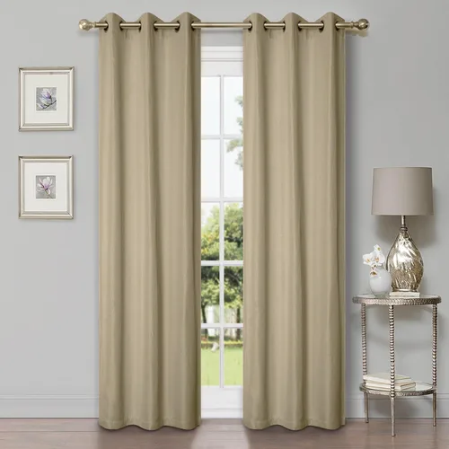Vista 41 de Superior Linen Semi Blackout Curtains, Room Darkening, Bedroom, Drapes, Kitchen, Living Room Window Accents, Sun Blocking, Grommet Header, Classic