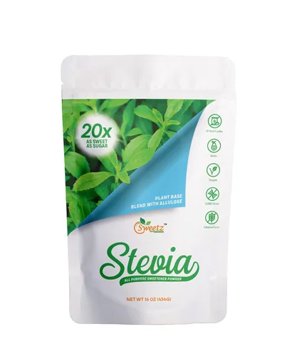 Vista 13 de Alulosa - Edulcorante multiusos de mezcla de stevia - 1 dulzura de azúcar; porciones totales 567; edulcorante cero calorías, sustituto sin azúcar