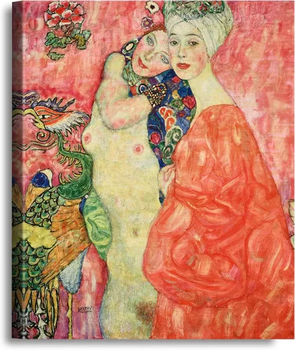Vista 60 de A&T ARTWORK Avenue to Schloss Kammer por Gustav Klimt. Las reproducciones de arte clásico del mundo, impresiones en lienzo giclée para decoración
