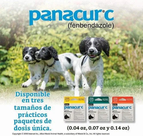 Vista 2 de Panacur C Canine Dewormer Perros 1 (3 Paquetes) Gramo Cada paquete trata 10 libras