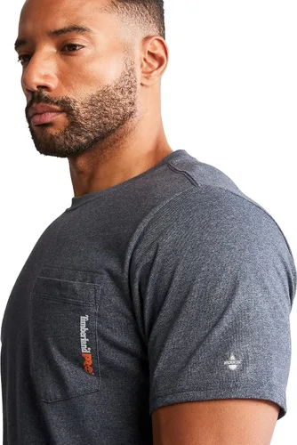 Vista 4 de Timberland PRO Camiseta de manga corta para hombre Base Plate Blended