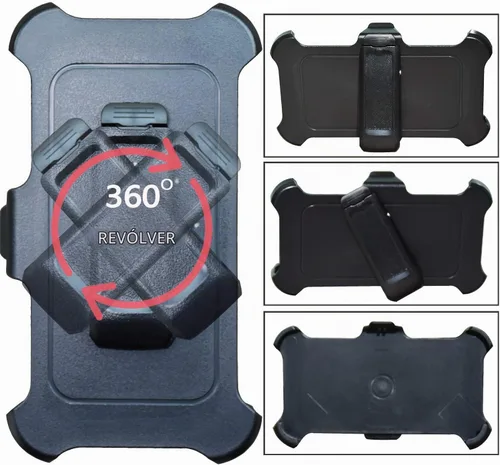 Vista 5 de Paquete de 2 fundas de repuesto con clip para cinturón para OtterBox Defender Series Case Apple iPhone 11 (6.1 pulgadas)