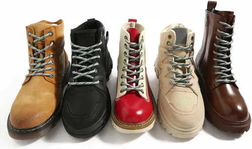 Vista 4 de VSUDO Cordones redondos para botas de senderismo, cordones de 532 pulgadas para zapatos de trabajo al aire libre, cordones gruesos para escalada