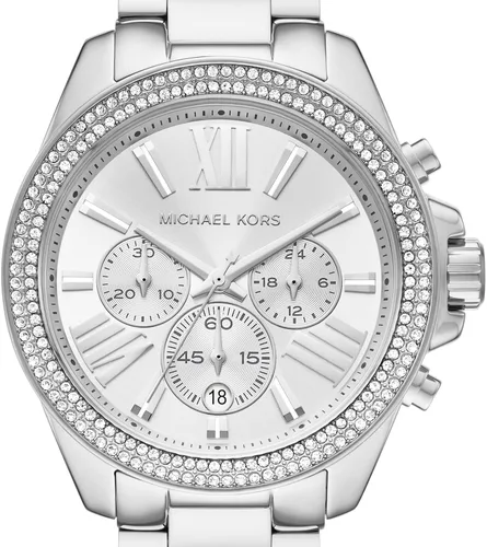 Vista 4 de Michael Kors Whitney - Reloj de acero inoxidable con detalles ostentosos