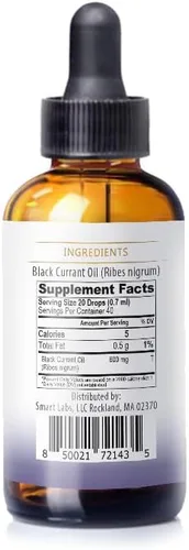 Vista 3 de Nuvia Organics Aceite de grosella negra: 100% natural, prensado en frío, naturalmente rico en ácidos grasos esenciales Omega 3 y 6; 1 onza