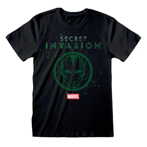 Vista 2 de Camiseta de Manga Corta Marvel Logo Icon Negro Unisex
