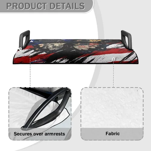 Vista 4 de Fundas de asiento de carrito de golf, protector universal para asiento de coche de golf, cómodo y fácil de instalar y limpiar