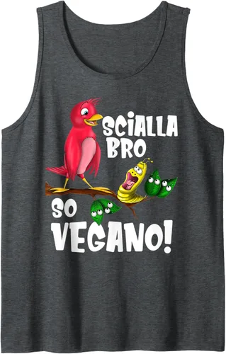 Vista 10 de Scialla Vegano divertente Animalista Vegetariano vegan funny Tank Top
