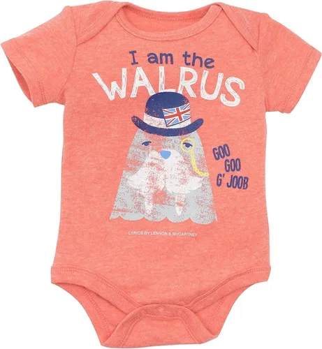 Vista 5 de Lyrics by Lennon and McCartney Baby 5 Pack Bodysuits Newborn to Infant