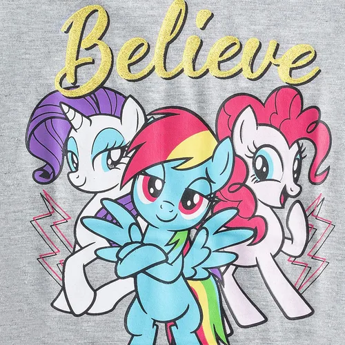 Vista 6 de My Little Pony Paquete de 3 camisetas de manga corta para niñas grandes