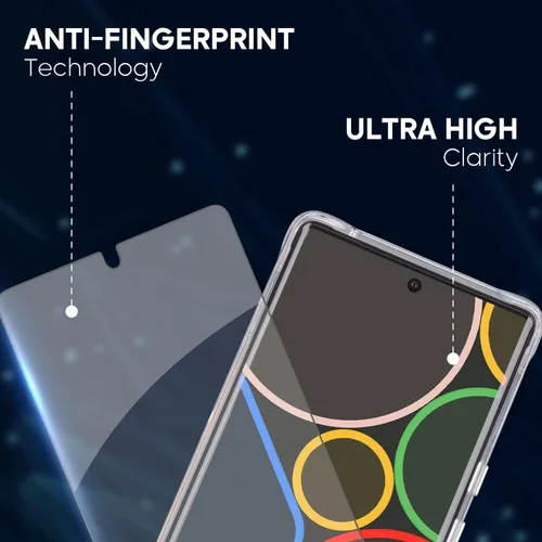 Vista 4 de Case-Mate - Serie Tough - Paquete de protección - Funda y protector de pantalla para Google Pixel 6 Pro - Delgado - Protección contra caídas de 10